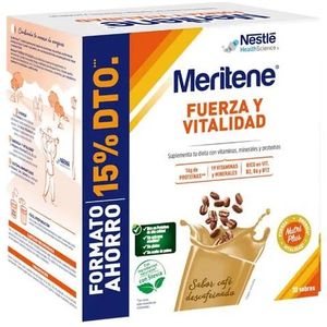 Meritene Kraft Und Vitalität Entkoffeinierter Kaffeegeschmack 30 Beutel