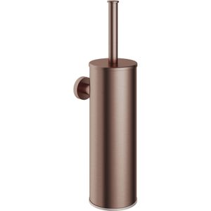 Hotbath Cobber WC-borstelgarnituur Wandmodel Geborsteld Koper PVD