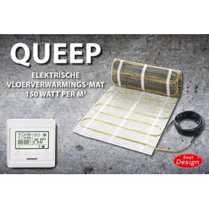 Best-Design Queep elektrische vloerverwarmings-mat 15.0 m2