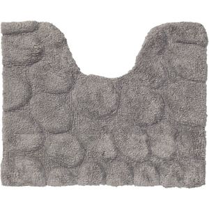 Sealskin Pebbles Toiletmat 50x60 cm - Katoen - Grijs