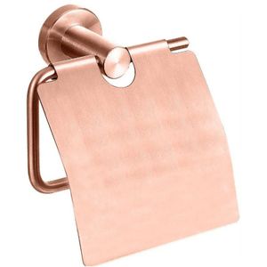 Best-Design Lyon toiletrolhouder met klep rose-mat-goud