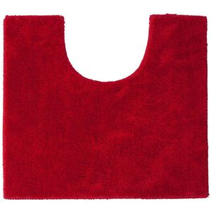 Sealskin Doux Toiletmat 45x50 cm - Polyester - Donkerrood