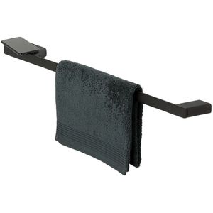 Geesa Shift Handdoekrek 80 cm met planchet Zwart