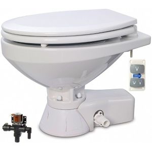 Jabsco Quiet flush stil regular elektrisch toilet met solenoid  24V