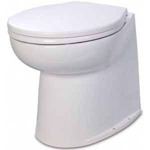 Jabsco De luxe 17'' elektrisch toilet recht met spoelwaterpomp  24V