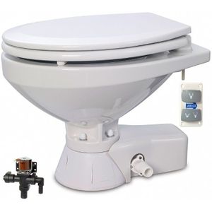 Jabsco Quiet flush stil regular elektrisch toilet met solenoid  12V