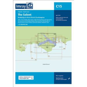 Imray Chart C15 The Solent Bembridge to Hurst Point and Southampton