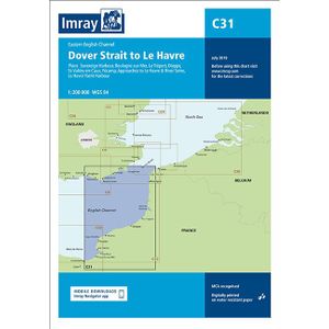 Imray Chart C31 Dover Strait to Le Havre