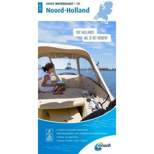 ANWB Waterkaart 10 Noord-Holland