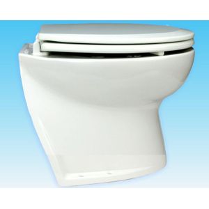 Jabsco De luxe 14'' elektrisch toilet schuin met solenoid  12V