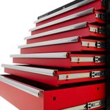 Kraftmeister - Gereedschapswagen - Gereedschapstrolley - Rood - 7 Laden