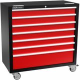 Kraftmeister - Gereedschapswagen - Gereedschapstrolley - Rood - 7 Laden