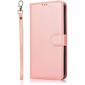 Samsung Galaxy A52S hoesje - Bookcase - Koord - Pasjeshouder - Portemonnee - Kunstleer - Rose Goud
