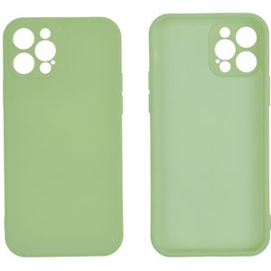 iPhone 13 Pro Max hoesje - Backcover - TPU - Lichtgroen