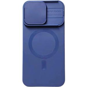 iPhone 13 Pro hoesje - Backcover - Geschikt voor MagSafe - Camerabescherming - TPU - Blauw