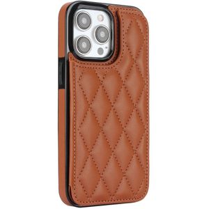 iPhone 11 hoesje - Backcover - Pasjeshouder - Kunstleer - Bruin