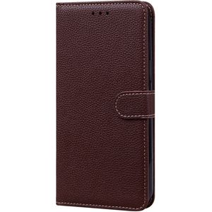 iPhone 12 Pro Max hoesje - Bookcase - Koord - Pasjeshouder - Portemonnee - Camerabescherming - Kunstleer - Donkerbruin