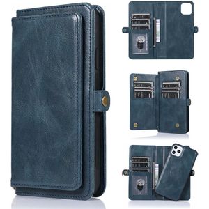 Samsung Galaxy S25 Plus hoesje - Bookcase - Afneembaar 2 in 1 - Backcover - Pasjeshouder - Portemonnee - Kunstleer - Blauw