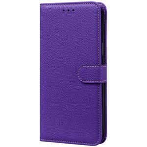Samsung Galaxy A52 hoesje - Bookcase - Koord - Pasjeshouder - Portemonnee - Camerabescherming - Kunstleer - Paars