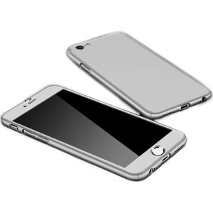 Samsung Galaxy S10 hoesje - Full body - 2 delig - Backcover - Kunststof - Zilver