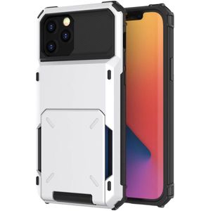 Samsung Galaxy S21 hoesje - Backcover - Pasjeshouder - Portemonnee - TPU - Wit