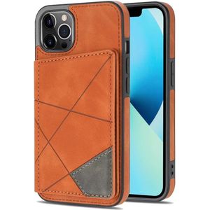 Samsung Galaxy S22 Plus hoesje - Backcover - Pasjeshouder - Portemonnee - Camerabescherming - Stijlvol patroon - TPU - Oranje