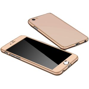 Samsung Galaxy S21 Plus hoesje - Full body - 2 delig - Backcover - Kunststof - Goud