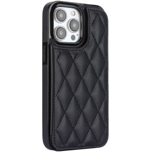 iPhone 11 hoesje - Backcover - Pasjeshouder - Kunstleer - Zwart