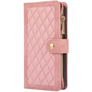 iPhone 11 Pro Max hoesje - Bookcase - Pasjeshouder - Portemonnee - Koord - Kunstleer - Roze