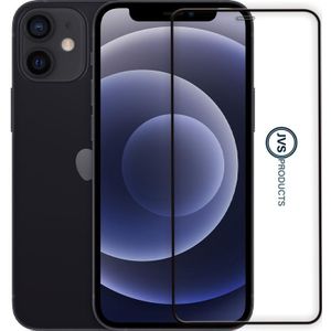 Screenprotector geschikt voor iPhone 12 Mini - Premium - Volledig bedekt - Edge to edge - Tempered Glass - Beschermglas - Glas - Transparant