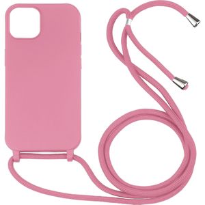 Samsung Galaxy A53 hoesje - Backcover - Koord - Softcase - Flexibel - TPU - Roze