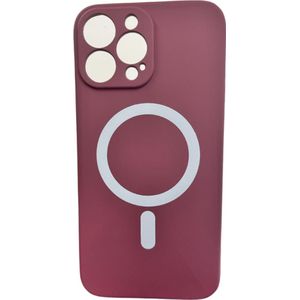 iPhone 13 hoesje - Backcover - Geschikt voor MagSafe - TPU - Paars