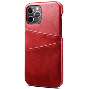 iPhone 12 Pro Max hoesje - Backcover - Pasjeshouder - Portemonnee - Kunstleer - Rood