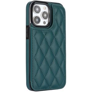 iPhone 13 Mini hoesje - Backcover - Pasjeshouder - Kunstleer - Groen