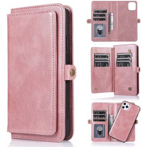 Samsung Galaxy S24 Ultra hoesje - Bookcase - Afneembaar 2 in 1 - Backcover - Pasjeshouder - Portemonnee - Kunstleer - Rose Goud
