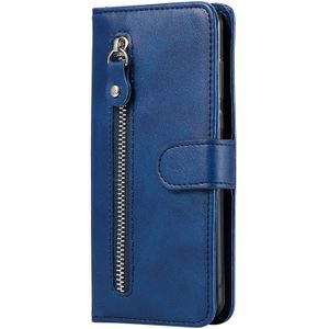 Samsung Galaxy S23 Ultra hoesje - Bookcase - Pasjeshouder - Portemonnee - Rits - Kunstleer - Blauw