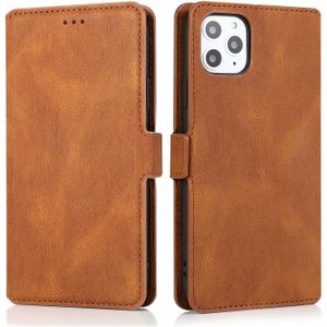 iPhone 12 Pro hoesje - Bookcase - Pasjeshouder - Portemonnee - Kunstleer - Bruin