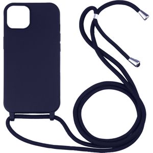 Samsung Galaxy S24 Ultra hoesje - Backcover - Koord - Softcase - Flexibel - Siliconen - Paars