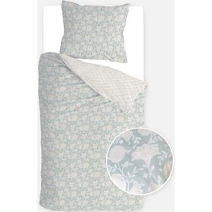 Walra Dekbedovertrek Indian Inspiration Jade - 140x220 cm - 1-persoons - Dubbele doorlopende instopstrook - 100% Renforcé Katoen