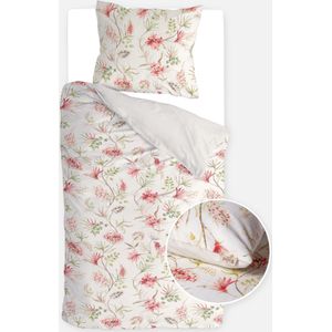 Walra Dekbedovertrek Spring Beauty Beige - 140x220 cm - 100% Satijn Katoen