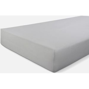 Walra Hoeslaken Jersey Stretch - 80x200/210 - 100% Katoen - Grijs