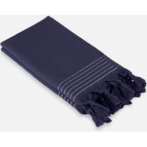 Walra - Soft Cotton Hamam - Gastendoekjes - Blauw - Set van 2 - 100% Katoen
