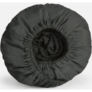 Dindi Hoeslaken Basic Beauty - 160x200 - 100% katoen - Zwart