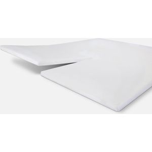 Walra Hoeslaken Jersey Stretch Split-topper - 160x200/210 - 100% Katoen - Wit