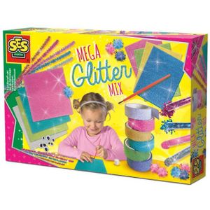 SES mega glitter knutselset 14109