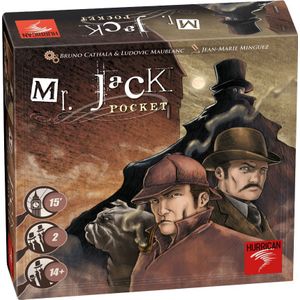 Mr. Jack Pocket Detective kaartspel - Hurrican Games | Voor 2 spelers vanaf 12 jaar | Speelduur ca. 15 minuten