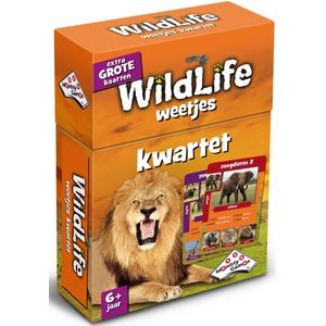 Identity Games Wildlife Kwartet spel - Leerzaam en leuk voor 2-4 spelers vanaf 6 jaar!