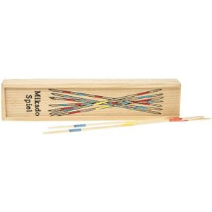 LG-Imports Houten Mikado - Speelgoed spel voor jong en oud - 18 cm stokjes - Inhoud: 31 stuks