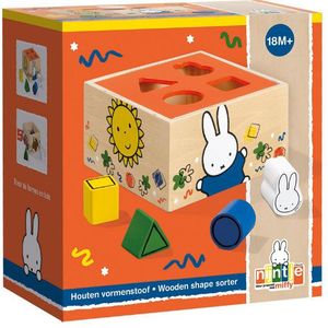 Nijntje Houten Speelgoed Vormenstoof - Peuter Kleuter Educatief Speelgoed - Bambolino Toys