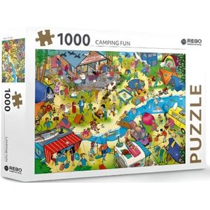 Rebo puzzel 1.000 st. Camping Fun